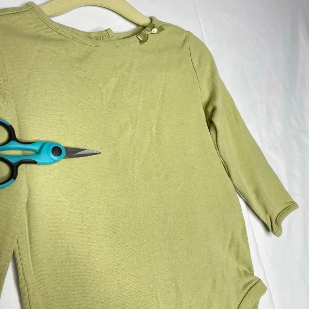Gymboree Long Sleeve Bodysuit Green One Piece Vintage 2004 18-24 Months